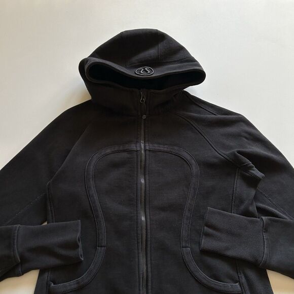 Lululemon Scuba Hoodie Special Edition Black Full Zip Size 6 - Picture 1 of 4